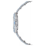 Matrix octagon watch Baguette cut, Metal bracelet, Blue, Stainless steel